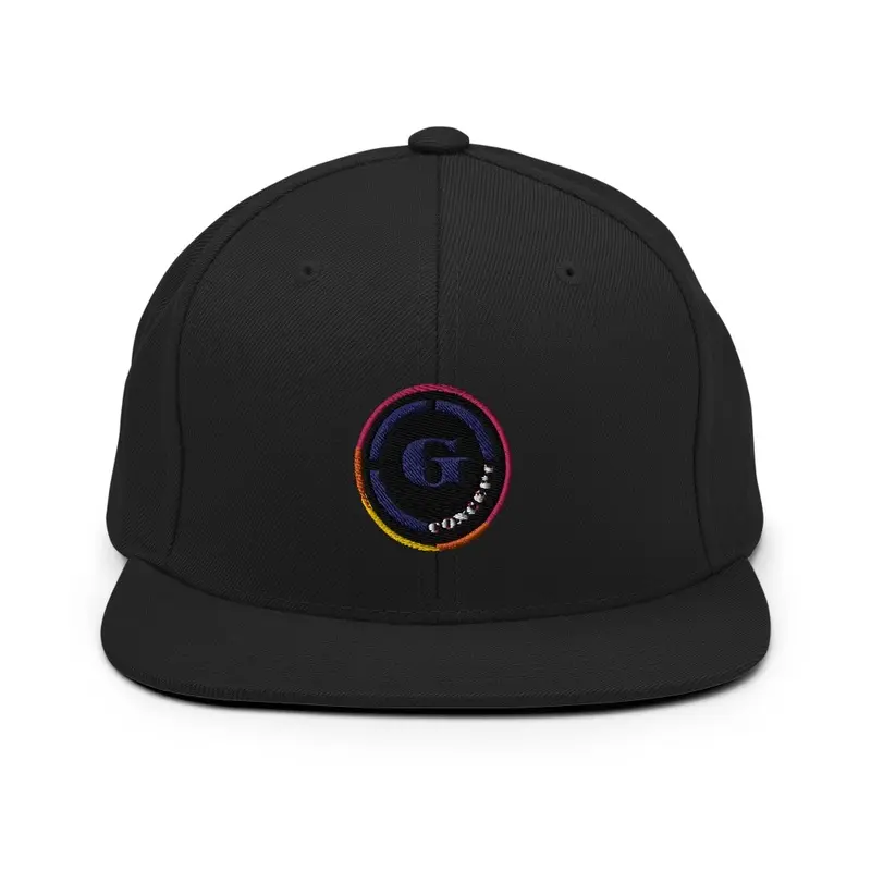 BLK GCON SNAP BACK